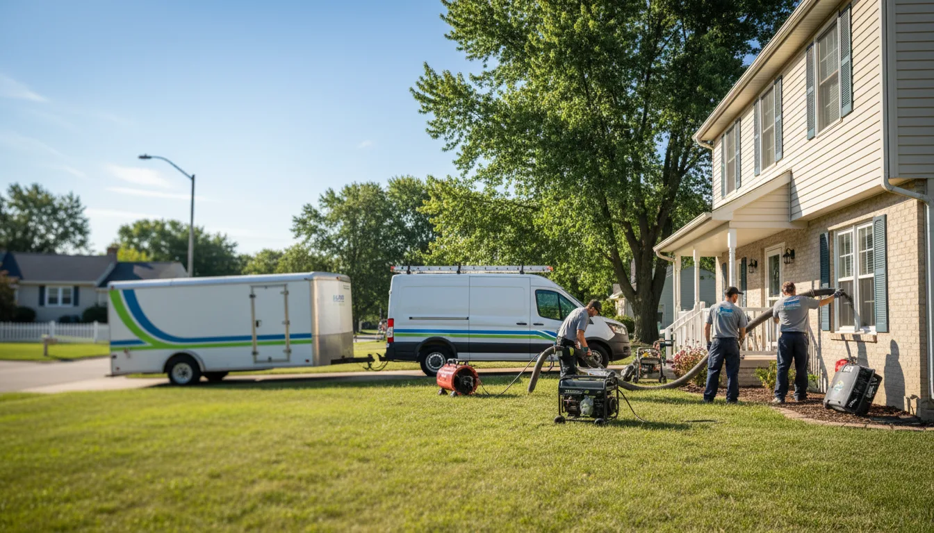 Flooded Basement Restoration And Cleanup With Repair in Plattenville, LA near me